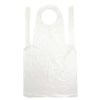 lot de tabliers transparent en plastique jetable