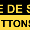 Adhésif sol imprimé Bande de Sécurité x3